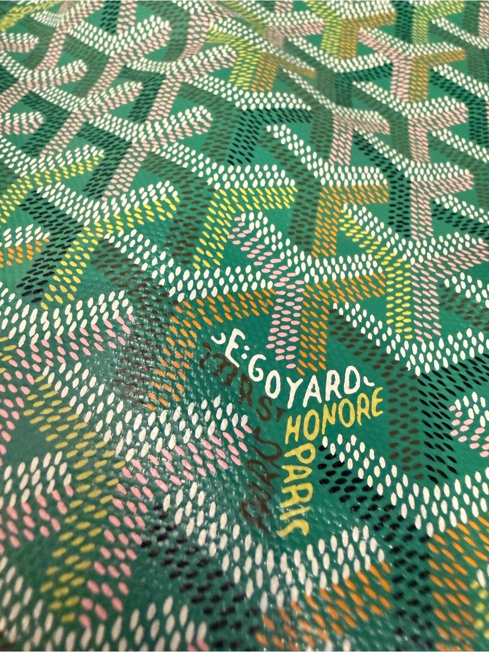 NWT Goyard 2026 limited edition multicolor Hobo Boheme meadow green